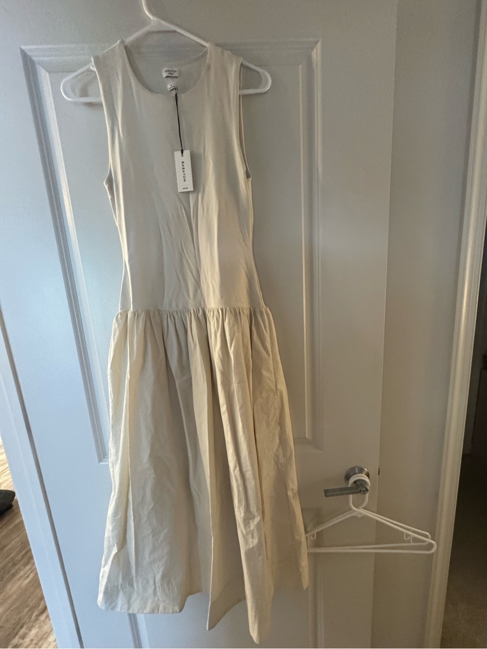 Aritzia Babaton drop waist midi dress